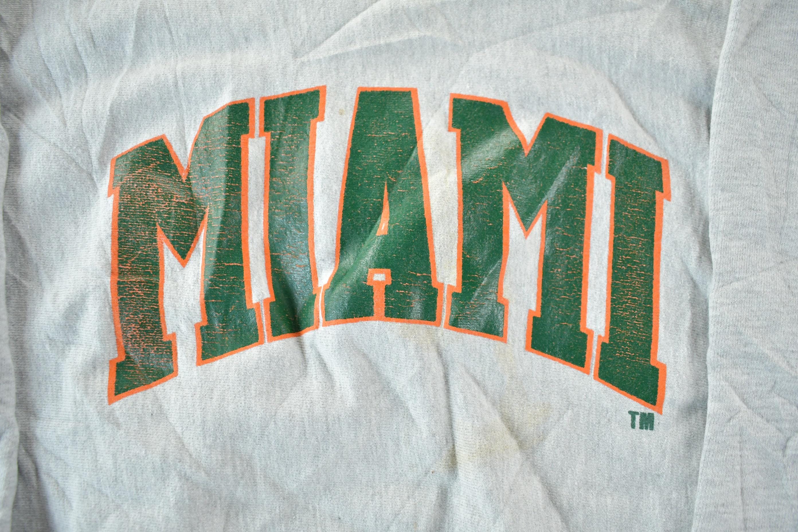 Vintage 1990s Miami University Champion Reverse Weave Crewneck Sweatshirt