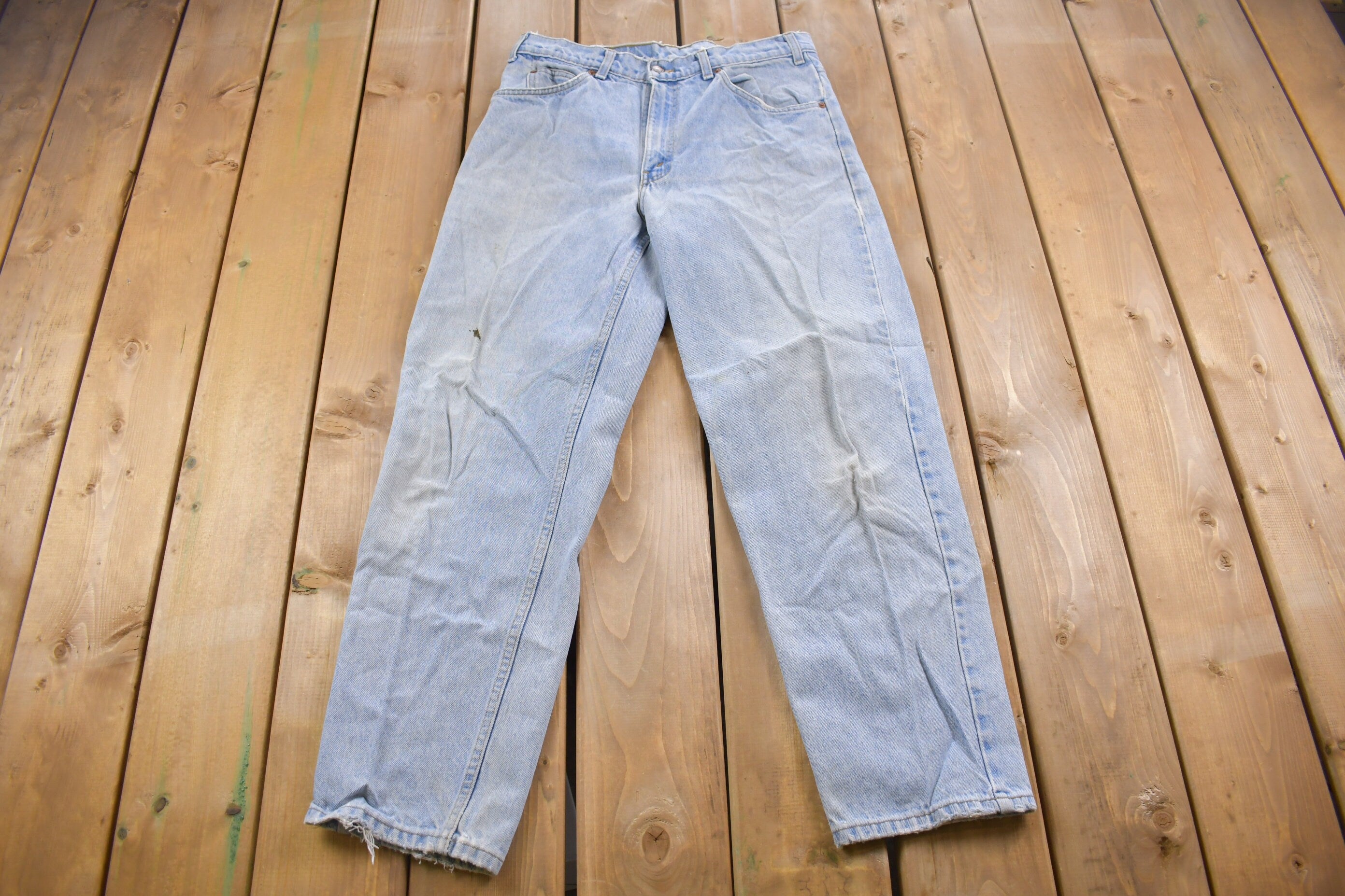 Vintage Levi's 634 Orange Tab Jeans Size 32 x 29