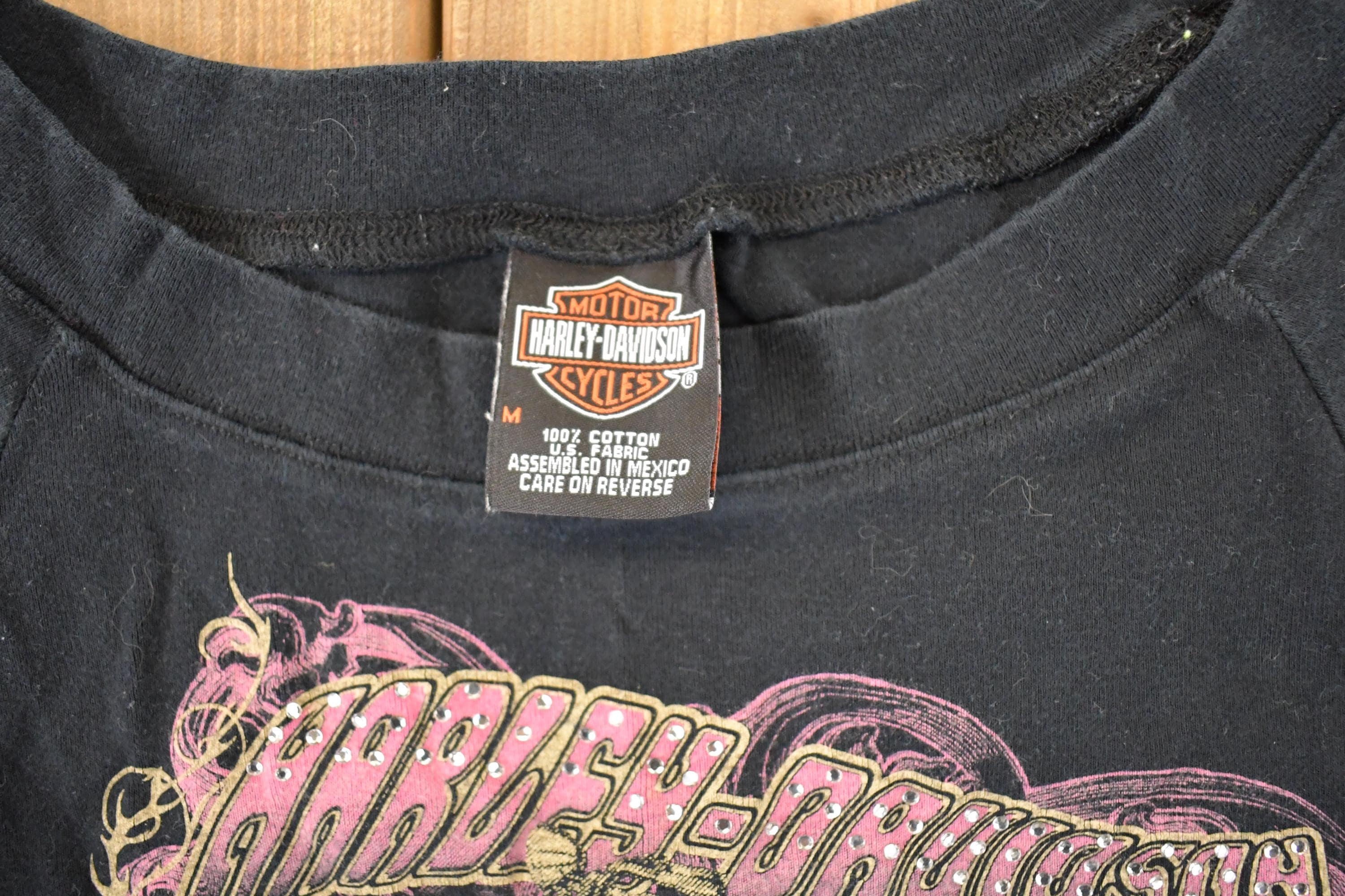 Vintage Y2K Harley Davidson Motorcycles Biker T-Shirt Women's S