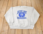Vintage 1990s Blue Jay Basketball Crewneck Sweatshirt Made In USA