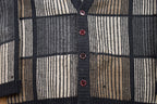 Vintage 1980s Expressions Abstract Knitted Cardigan Sweater
