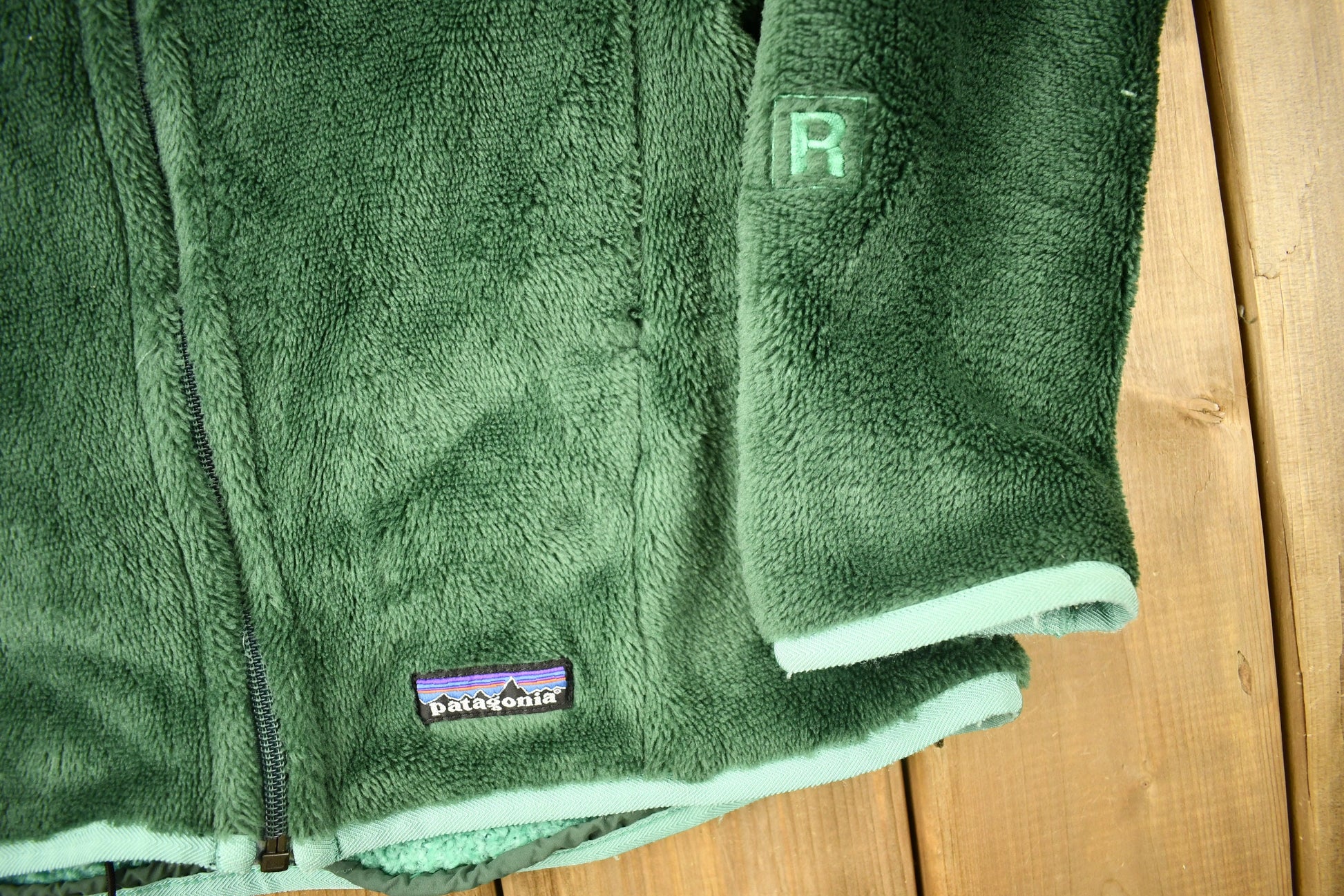 Vintage Patagonia Green Fleece Sweater