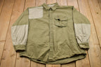 Vintage 2000s Outdoorsman Adventure Patch Blank Button Up Shirt