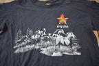 Vintage 1990s Five Star Horse Theme Graphic T-Shirt Made In USA