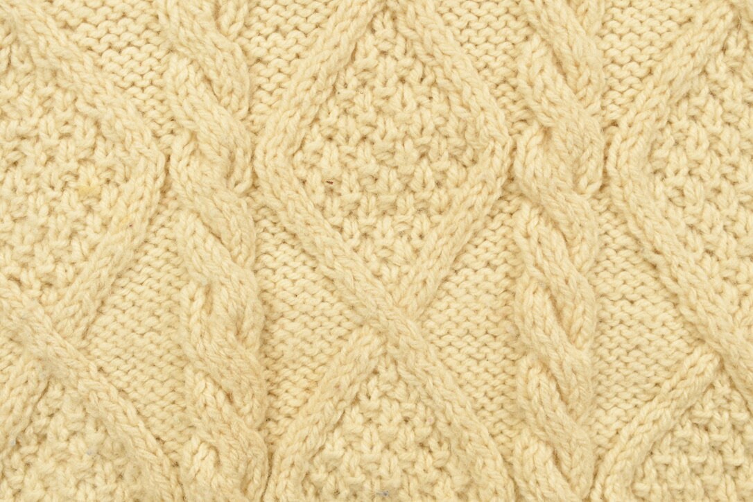 Vintage 1990s 3D Cable Knit Sweater