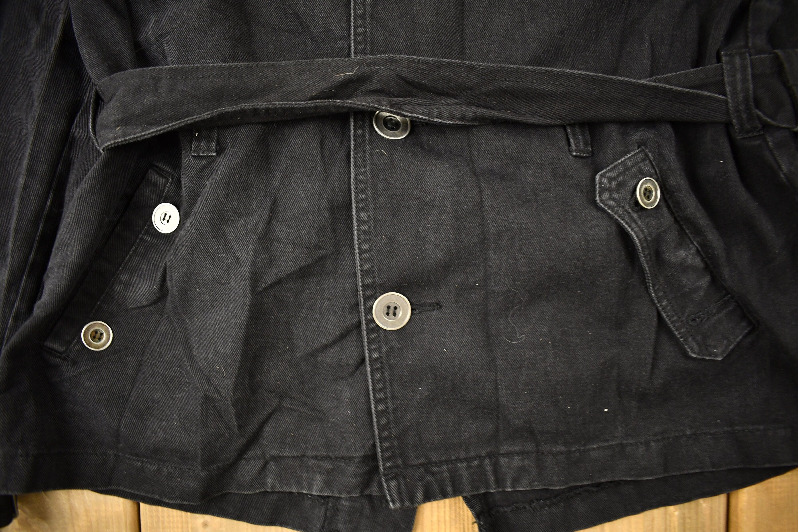 Vintage 1990s Tripp NYC Goth Style Button Up Jacket  Biker Jacket  NYC Streetwear  Vintage Tripp  Gothic