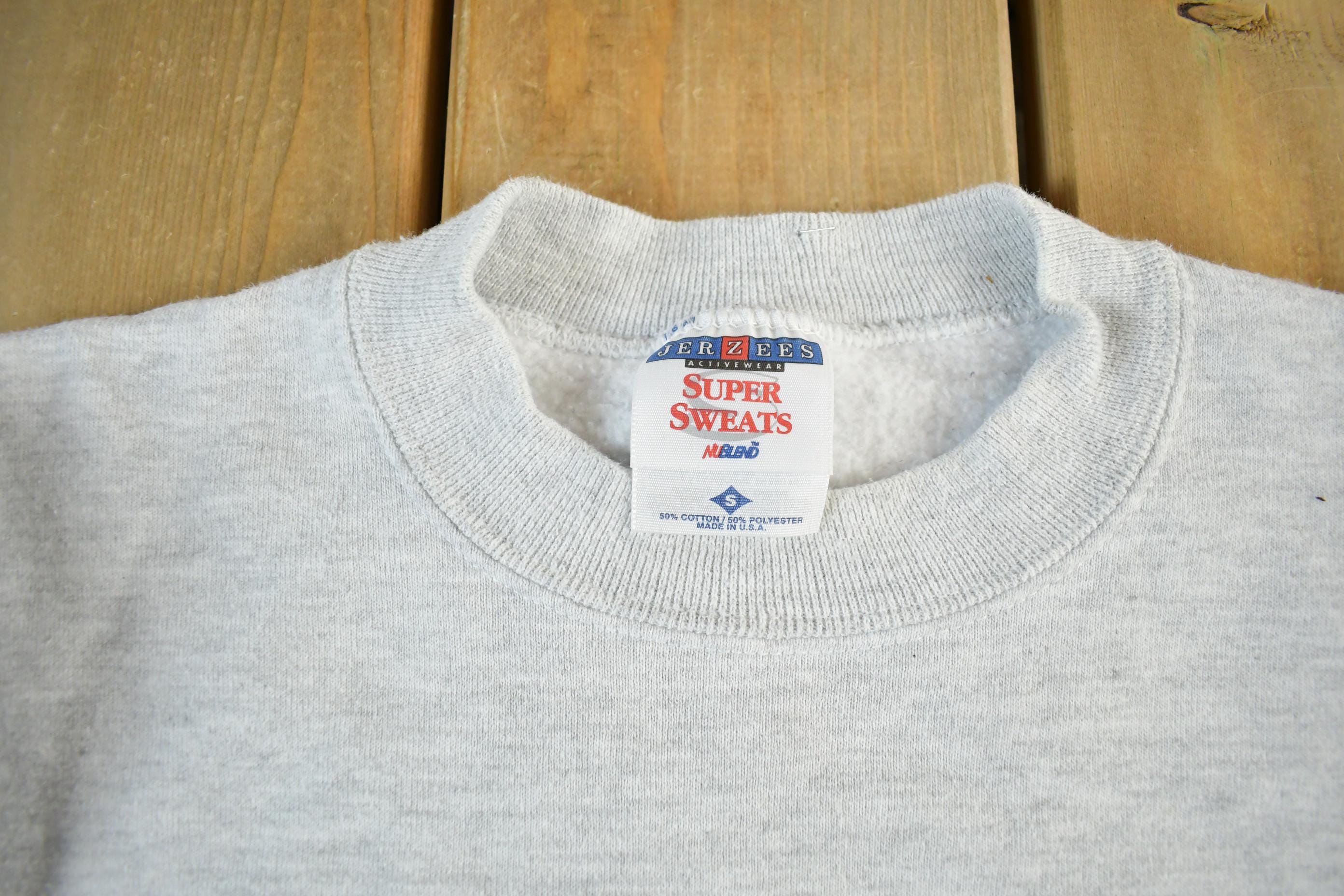 Vintage 1990s Floor Expressions Workwear Crewneck Sweatshirt Men's Small