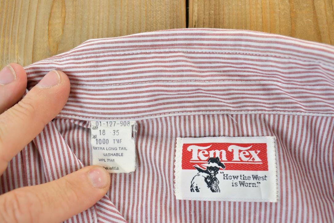 Vintage 1970s Tem Tex Button Up Shirt