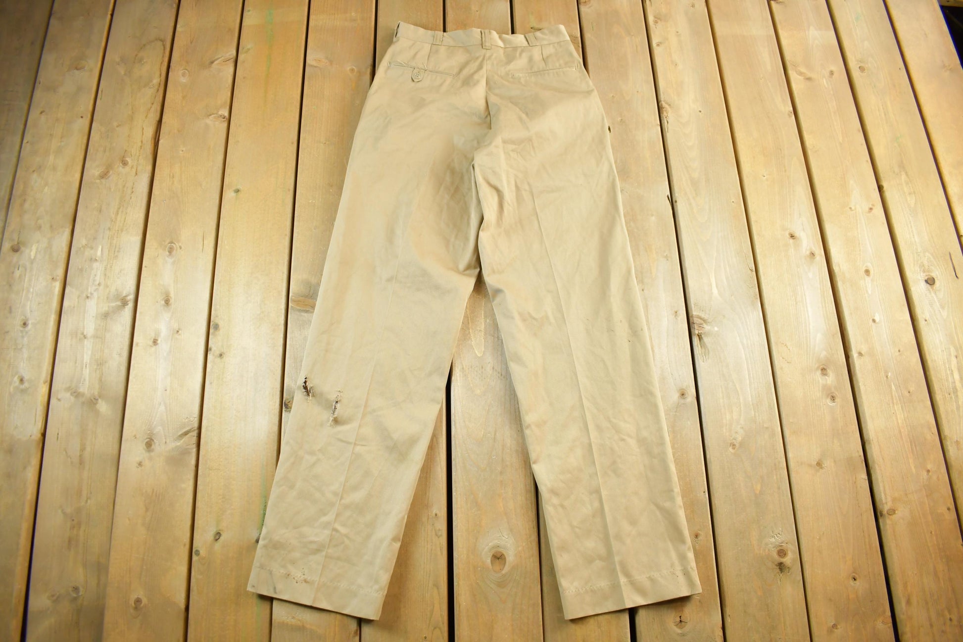 Vintage 1975 Army Khaki Pants Size 28 x 31
