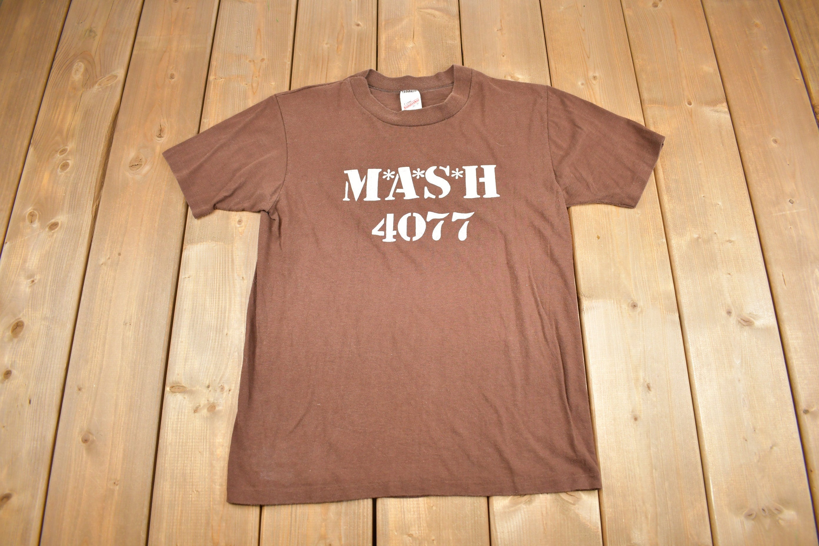 Vintage 1980s M*A*S*H 4077 Graphic T Shirt