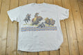 Vintage 1990s Buffalo Soldiers AOP Custer SD Souvenir Single Stitch Graphic Print T-Shirt