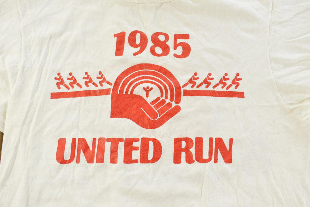 Vintage 1985 United Run Graphic Souvenir T-Shirt Men's S