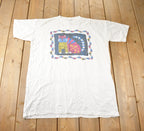 Vintage 1990s Artsy Cat Single Stitch Graphic T Shirt Made In USA