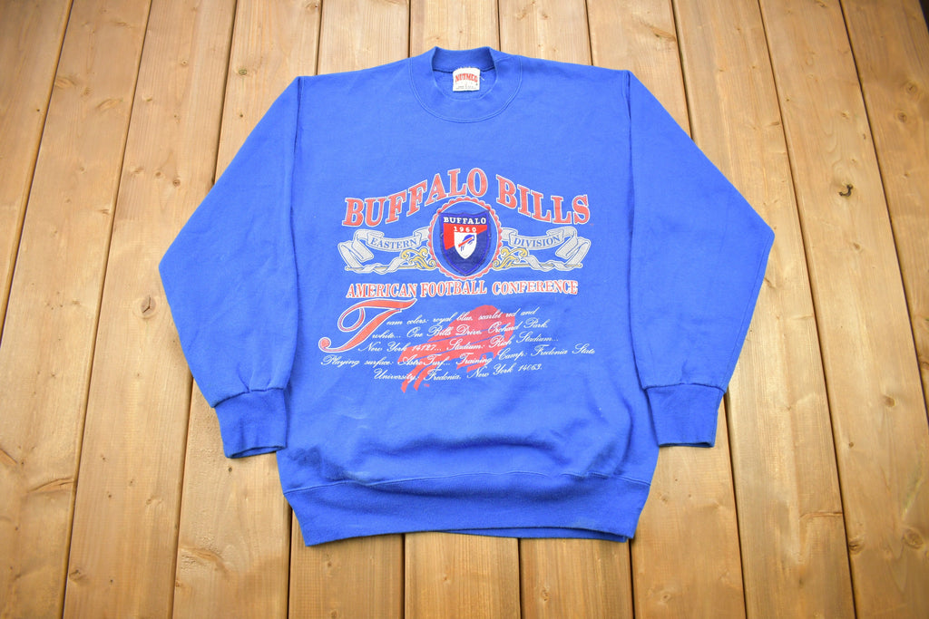 Vintage 1990s Buffalo Bills NFL Crewneck Sweatshirt