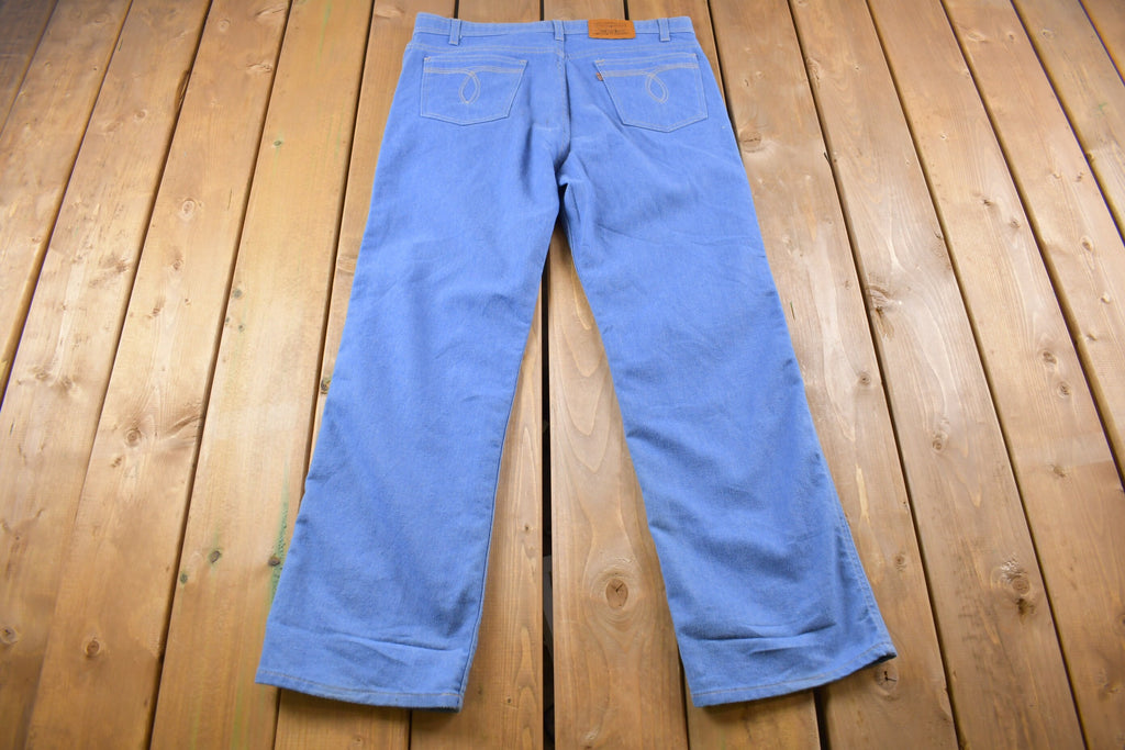 Vintage 1980s Levi's 50% Polyester Jeans Size 36 x 29
