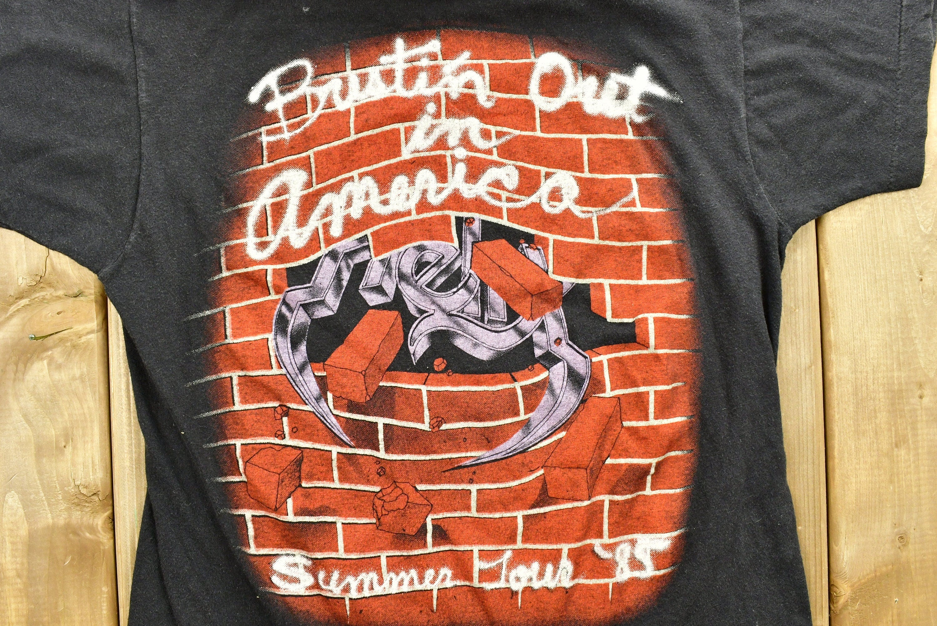 Vintage 1984 Helix A Long Way To Heaven Band T-shirt