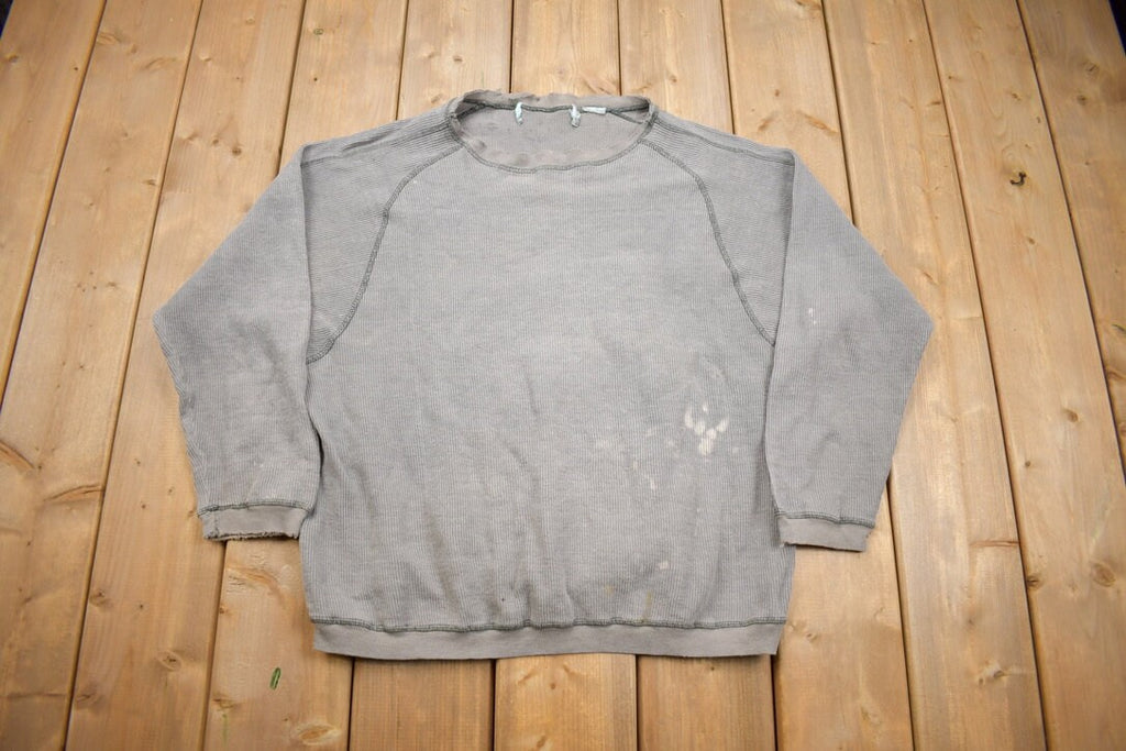 Vintage 1990s Distressed Blank Crewneck Sweatshirt