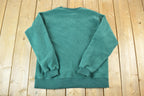 Vintage 1990s Tigger The One And Only Disney Fleece Crewneck  Vintage Sweatshirt  Vintage Disney  Mickey  Embroidered  Made In USA