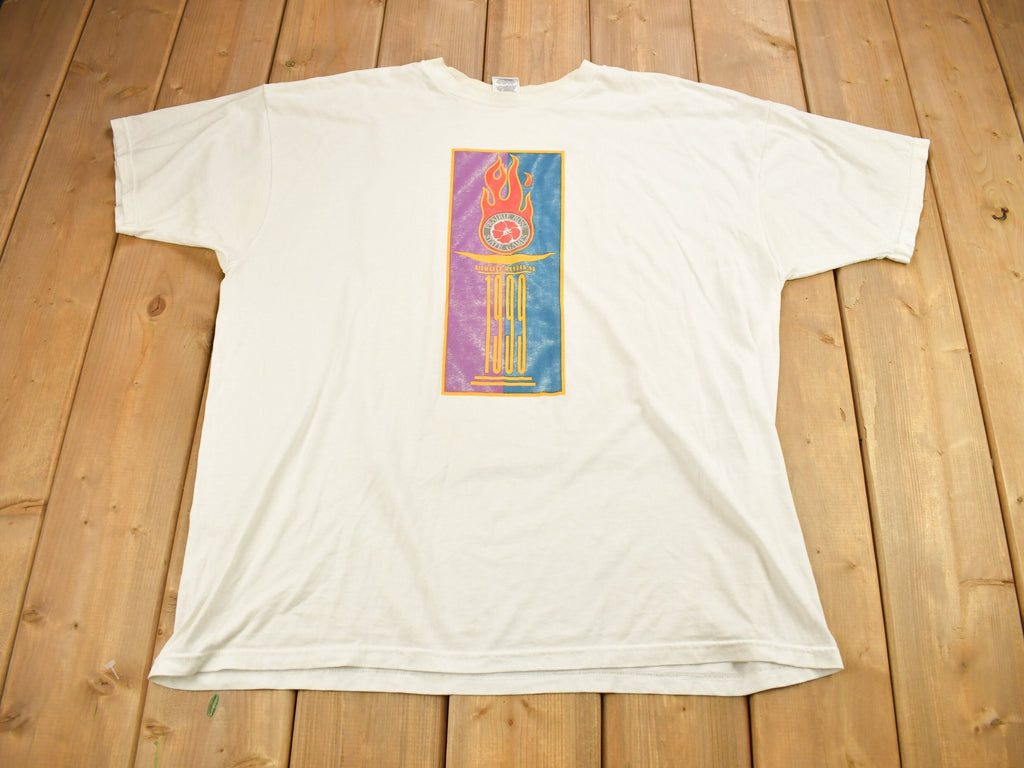 Vintage 1999 Prairie Rose State Games Graphic T Shirt Single Stitch