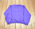 Vintage 1990s Womens Fashions Jawline Embroidered Cute Double Collar Crewneck Sweater