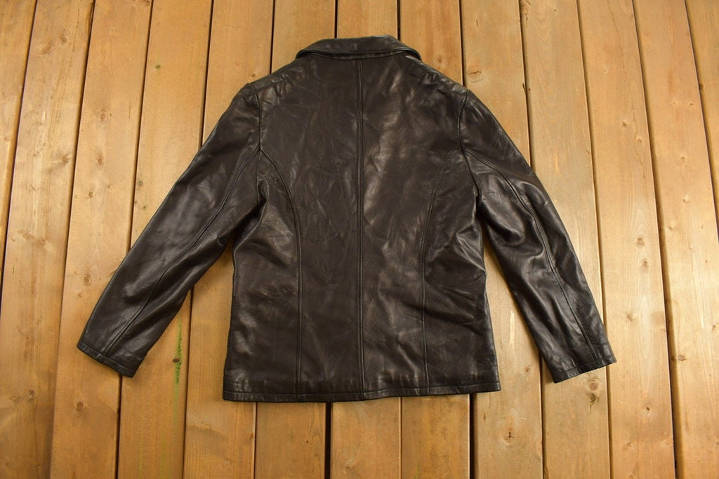 Vintage 1990s Laura Leather Coat