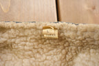 Vintage 1990s Denim Sherpa Lined Vest