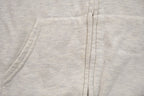 Vintage 1990s Blank White Zip Up Hoodie / 90s Zip Up Hoodie / Made In USA / Essential / Streetwear / 90s Blank / Blank Hoodie / Vintage Zip