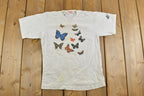 Vintage 1990s Costa Rica Butterfly Souvenir T-Shirt