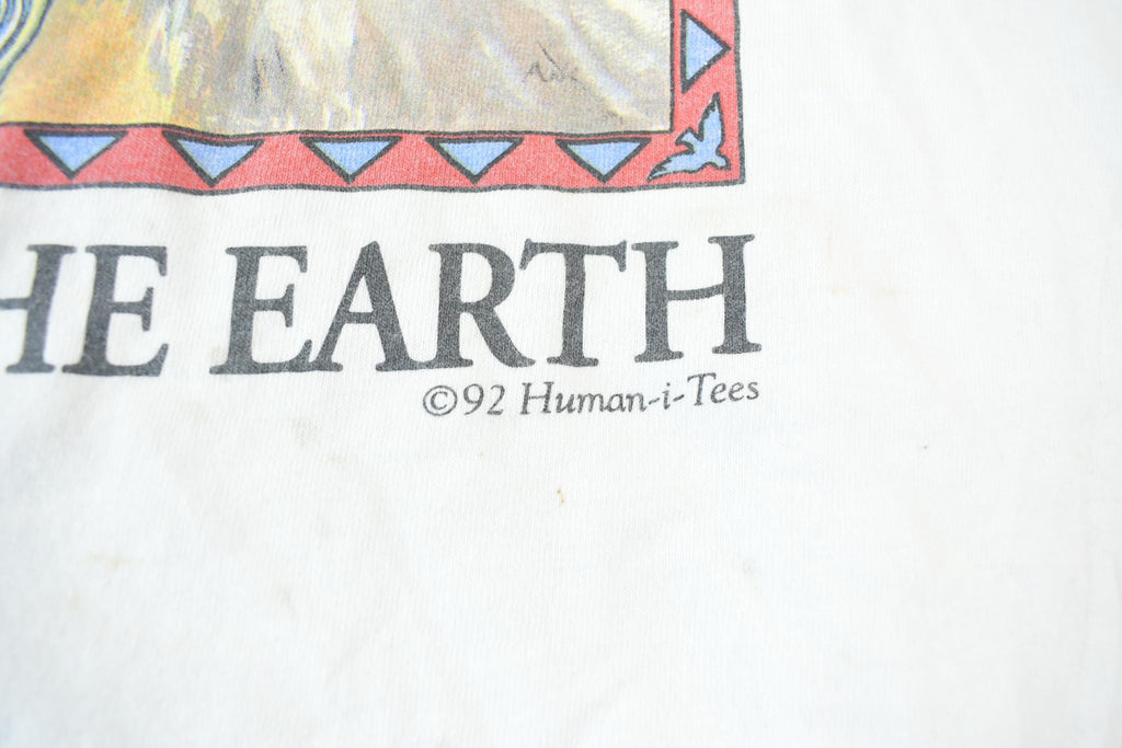Vintage 1992 One With The Earth Souvenir Travel T-Shirt