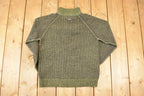 Vintage 1990s Point Zero Quarter Zip Knit Crewneck Sweater Youth L