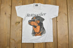 Vintage 1990s Rottweiler Portrait Kids T Shirt