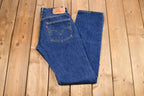 Vintage 1990s Levi's 501 Medium Wash Straight Leg Jeans