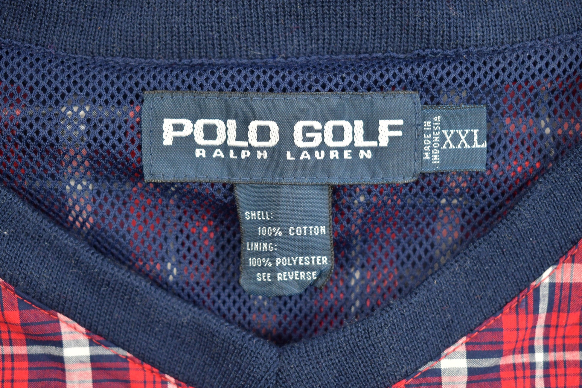 Vintage 1990s Polo Golf Ralph Lauren Plaid Sweater Vest