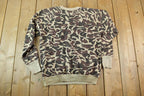 Vintage 1990s Camo Crewneck Sweatshirt