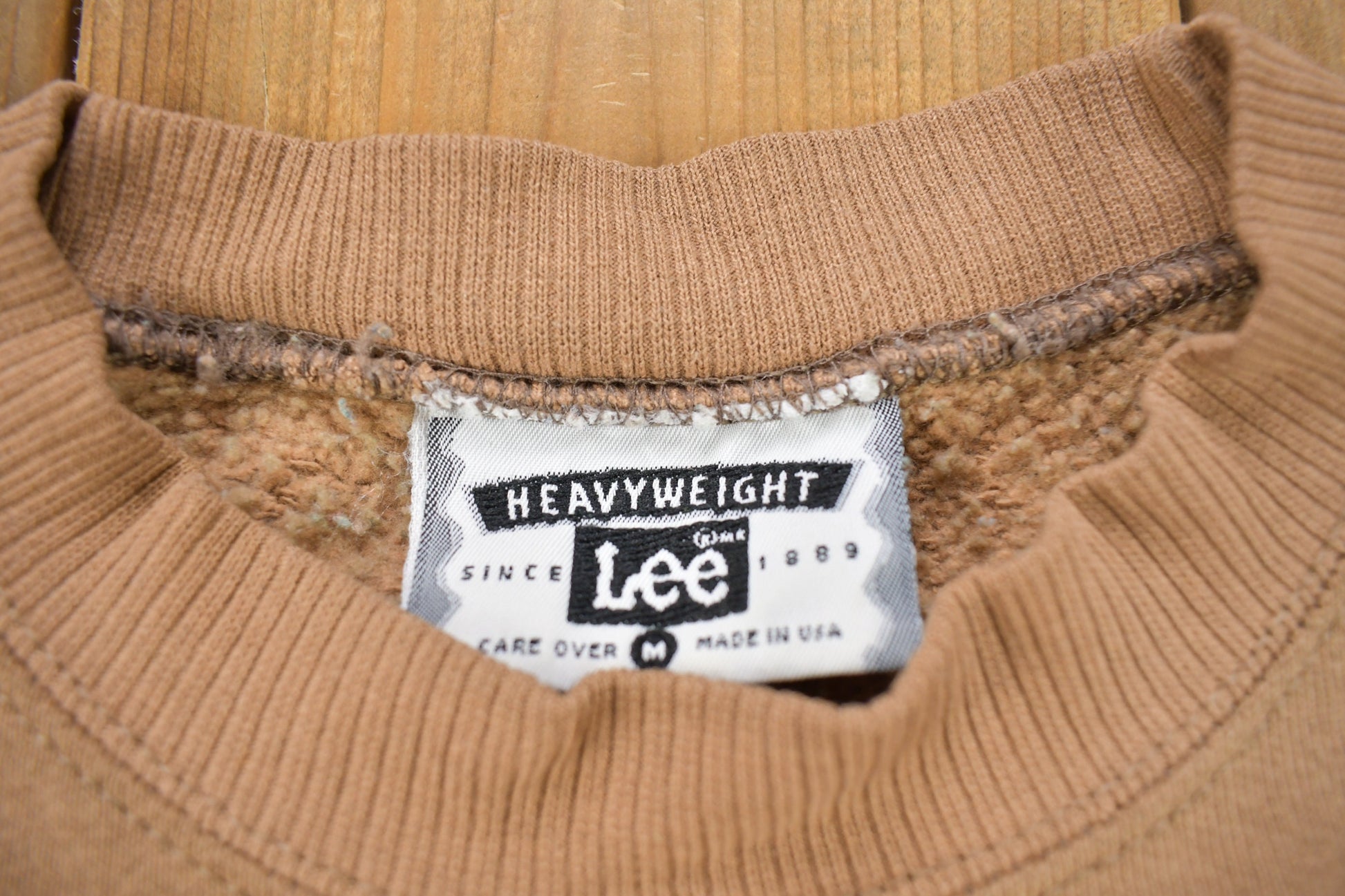 Vintage 1990s Blank Heavyweight Lee Crewneck Sweatshirt