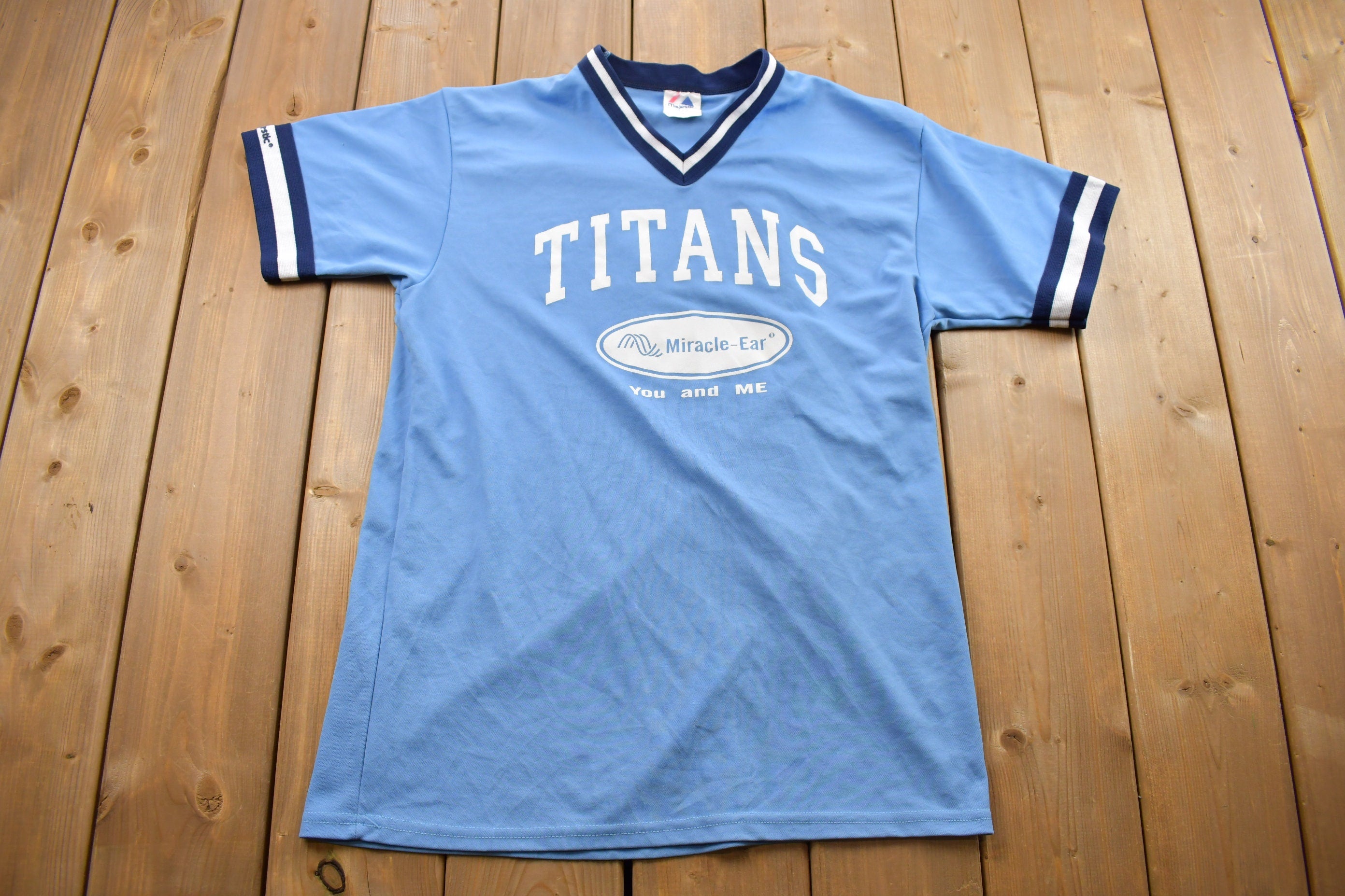 Vintage 1990s Tennessee Titans Majestic NFL Jersey