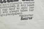 Vintage 1990s Grandmasaurus Cute Grandma Dinosaur Graphic T-Shirt