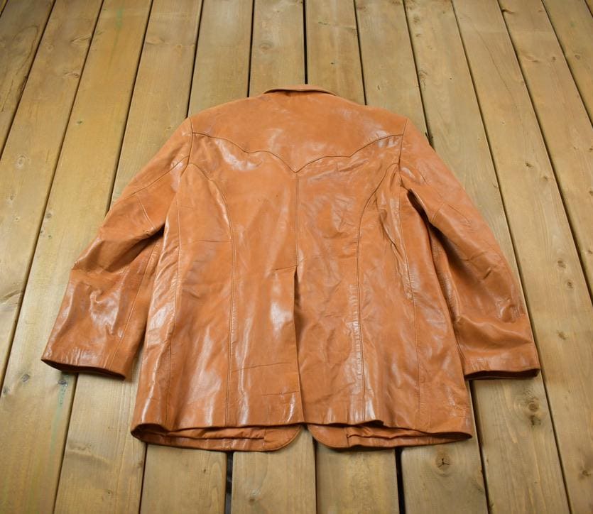 Vintage 1980s Wilson Suede & Leather Silk Lined Coat