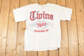Vintage 1990s Minnesota Twins Gothic Font MLB T-Shirt Men's M