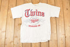 Vintage 1990s Minnesota Twins Gothic Font MLB T-Shirt Men's M