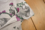Vintage 1993 Aztec Wolf Theme Crewneck