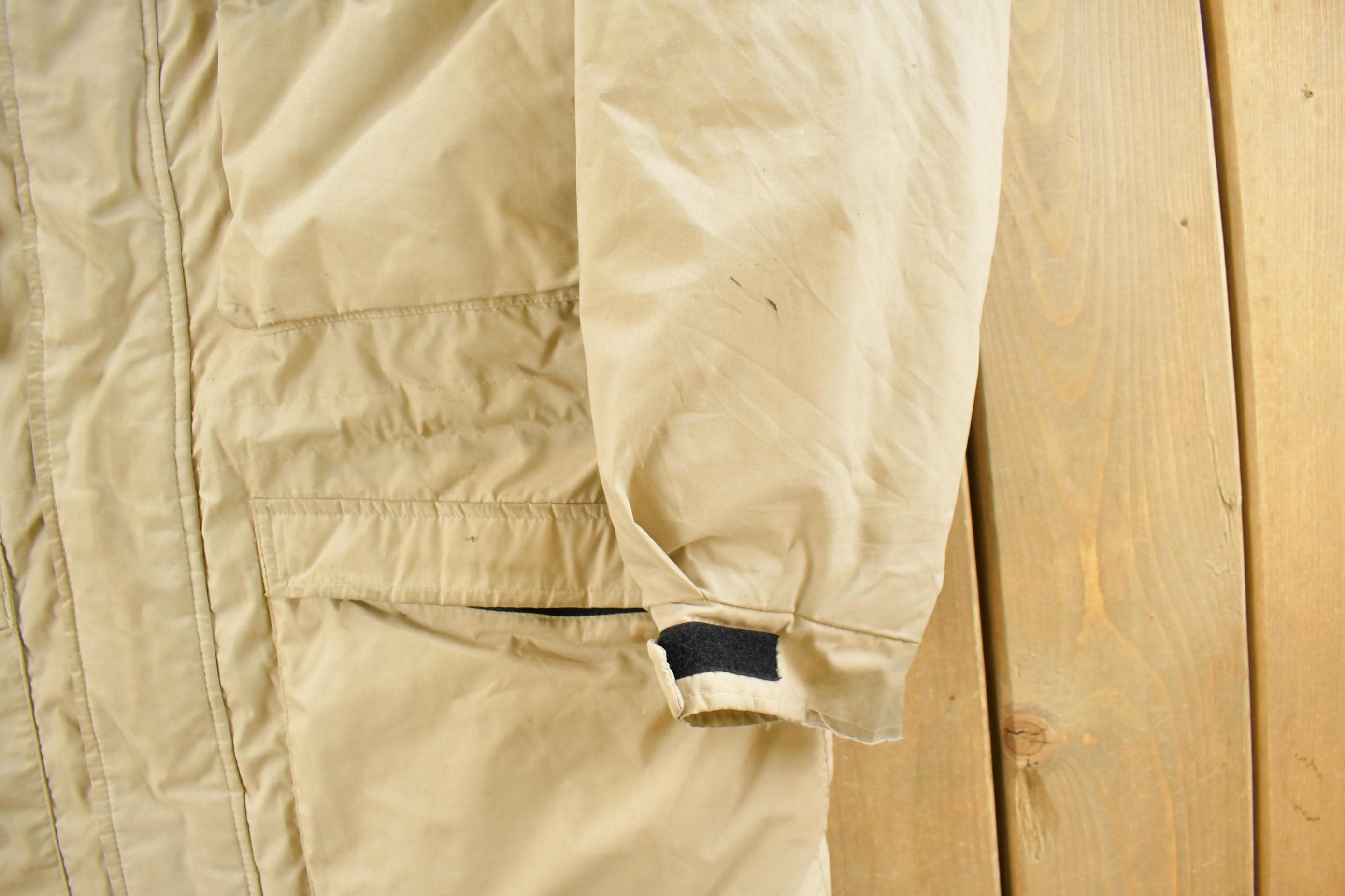 Vintage 1990s St. John's Bay Insulated Hooded Jacket Men's Medium