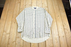 Vintage 1990s Wrangler X-Long Tails Cowboy Aztec Graphic Button Up Shirt