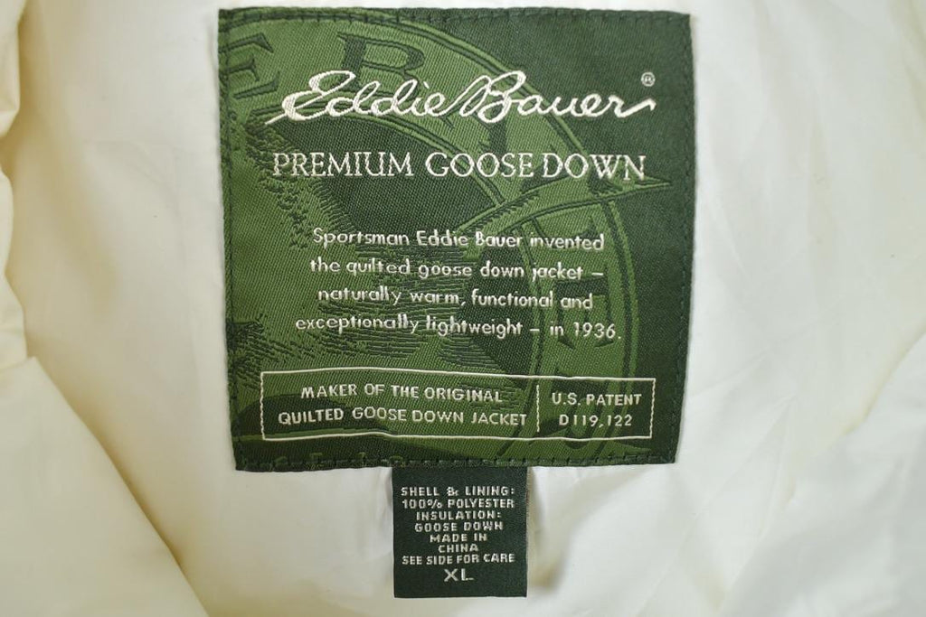 Vintage Y2K Eddie Bauer Premium Goose Down Puffer Jacket Vest