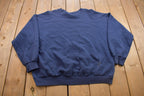 Vintage 1990s Tultex Blank Blue Crewneck Sweatshirt