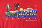 Vintage 1990s Juneau Alaska Princess Cruises Single Stitch Souvenir Graphic Travel T-Shirt