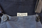Vintage 1940s N Deck Bib Overalls WWII Blue
