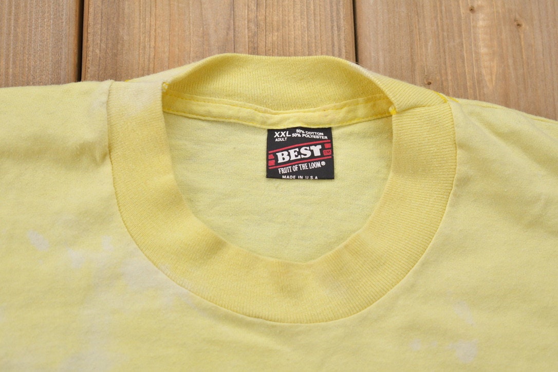 Vintage 1990s TIC Federal Credit Union Under Construction Graphic T-Shirt