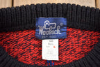 Vintage 1960s Woolrich Plaid Knitted Sweater