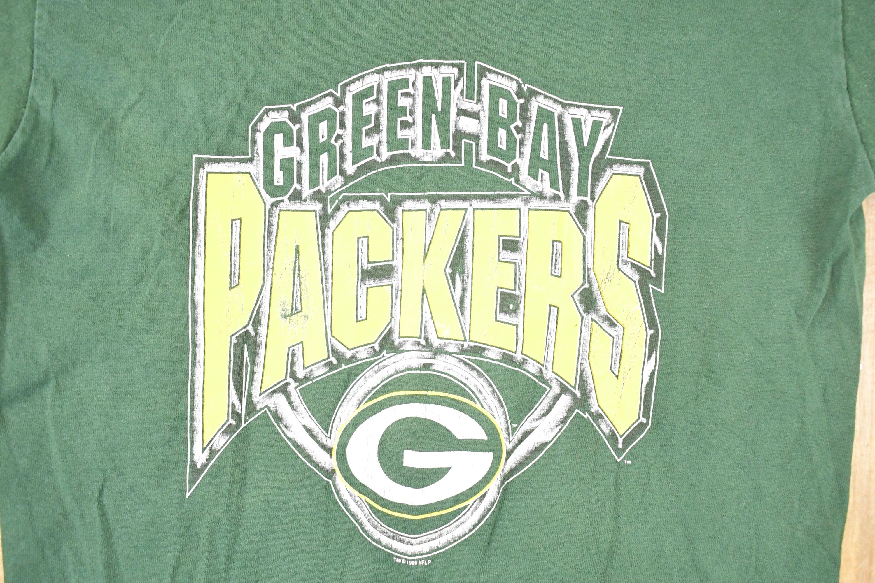 Vintage 1990s Green Bay Packers NFL T-Shirt Youth L